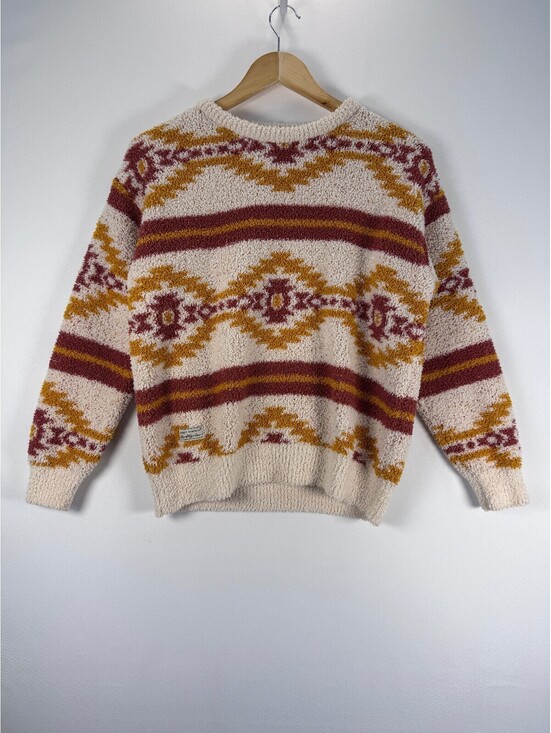 Simply Southern Sweaters - Southwestern Boho Granola Fuzzy Sherpa Sweater Simply Southern Women S Western